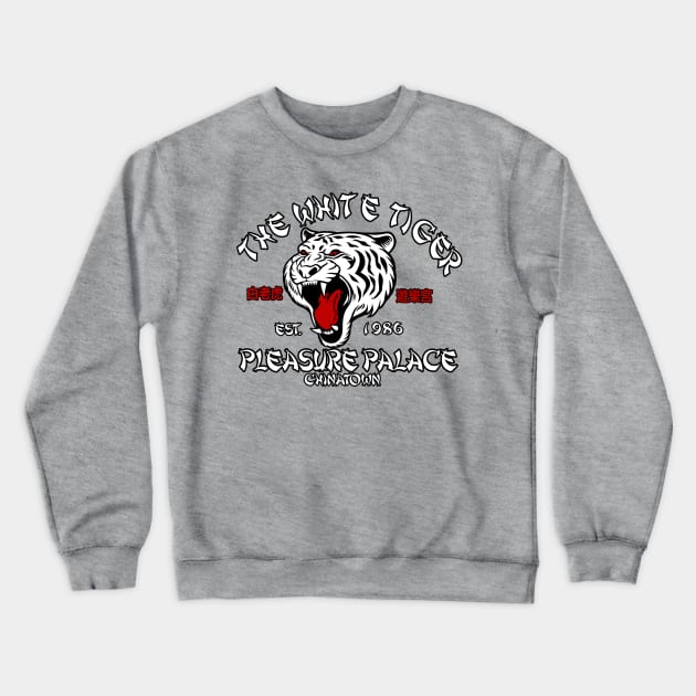 The white tiger Crewneck Sweatshirt by carloj1956